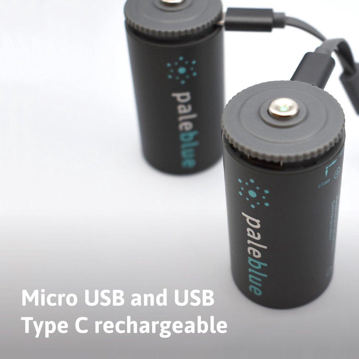 Pile rechargeable bleu pâle 4x AA Lithium 1.5V avec USB-C - Kamera