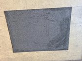 schoonloopmat , deurmat 75 x 115 cm antraciet - grijs