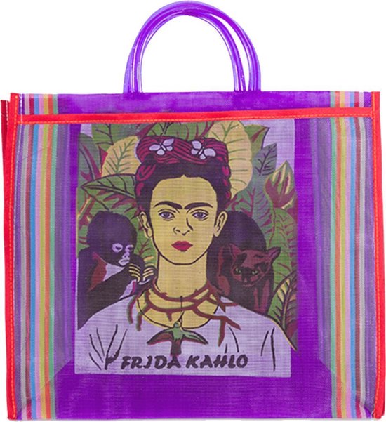 Kitsch Kitchen Tas Frida Kahlo paars | bol.com