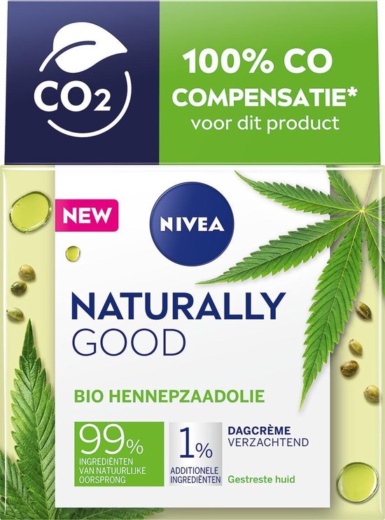 NIVEA Naturally Good - Dagcrème - Organic Hemp Seed Oil - 50 ml