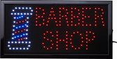 Led bord – Barber shop  -  Led sign - 50 x 25cm - Led verlichting - Bar Decoratie - Light box - led borden - Decoratie - LED - Led decoratie - Cave & Garden