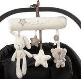 Baby Haai - Baby Mobiel - Knuffels voor wandelwagen - Wit/Creme kleur