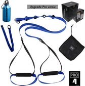 TRX Suspension Trainer Fitness Sport Resistance Band Krachttraining - Incl. Drinkles Bidon - Springtouw Trainingsschema - Crossfit Gym - Incl. Uitleg Oefeningen NL Gesproken Video - JospCo®