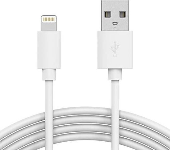 oplader kabel geschikt voor Apple iPhone 1 Meter - Merkloos