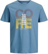 Jack & Jones T-shirt Jcofade Tee Ss Crew Neck Fst 12197419 Blue Heaven/reg Mannen Maat - XL