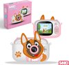 Sanbo T31 Pro Kindercamera - Roze / Wit - Incl. 32Gb Sd-Kaart en Reader – Fototoestel Kinderen – Vloggen - Speelcamera