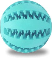 Paws and Claws - MINTGROEN - Rubber Dental Massage bal - 6 cm doorsnee  - hondenspeelgoed - tandplak voorkomend
