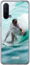 6F hoesje - geschikt voor OnePlus Nord CE 5G -  Transparant TPU Case - Boy Surfing #ffffff