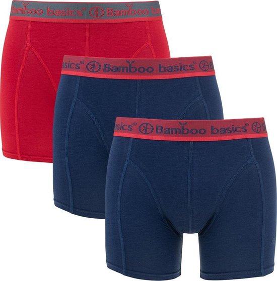 Comfortabel & Zijdezacht Bamboo Basics Rico - Boxershorts Heren (3-pack) - Bamboe Ondergoed