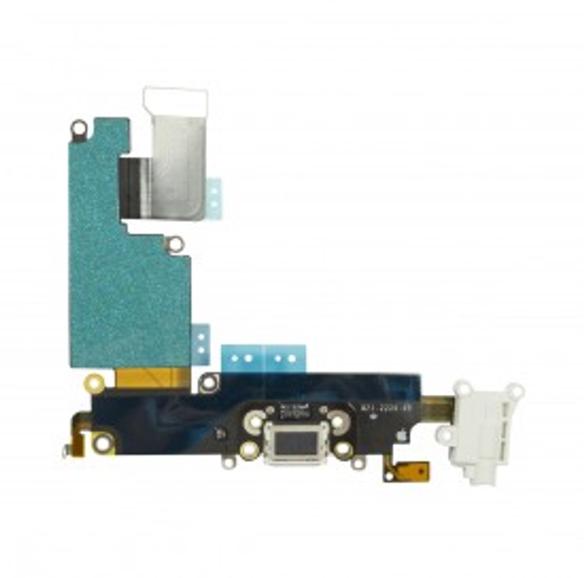 Geschikt voor iPhone 6 plus dock connector - wit