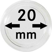 Lindner Hartberger muntcapsules Ø 20 mm (10x) voor penningen tokens capsules muntcapsule