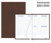 Brepols Schoolagenda 2021-2022 - Exotique - Bruin - 11.5 x 16.9 cm