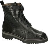 Softwaves - Dames Veterboots - Zwart - maat 40.5