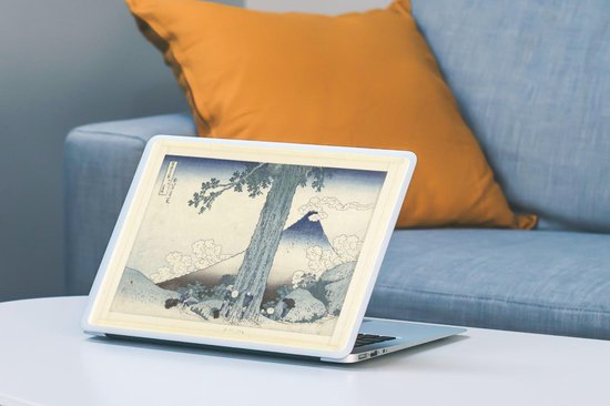 Autocollant pour ordinateur portable - 11,6 pouces - Col de montagne Mishima dans la province de Kai - Peinture de Katsushika Hokusai - 30x21 cm - Autocollants pour ordinateur portable - Skin pour ordinateur portable - Couverture