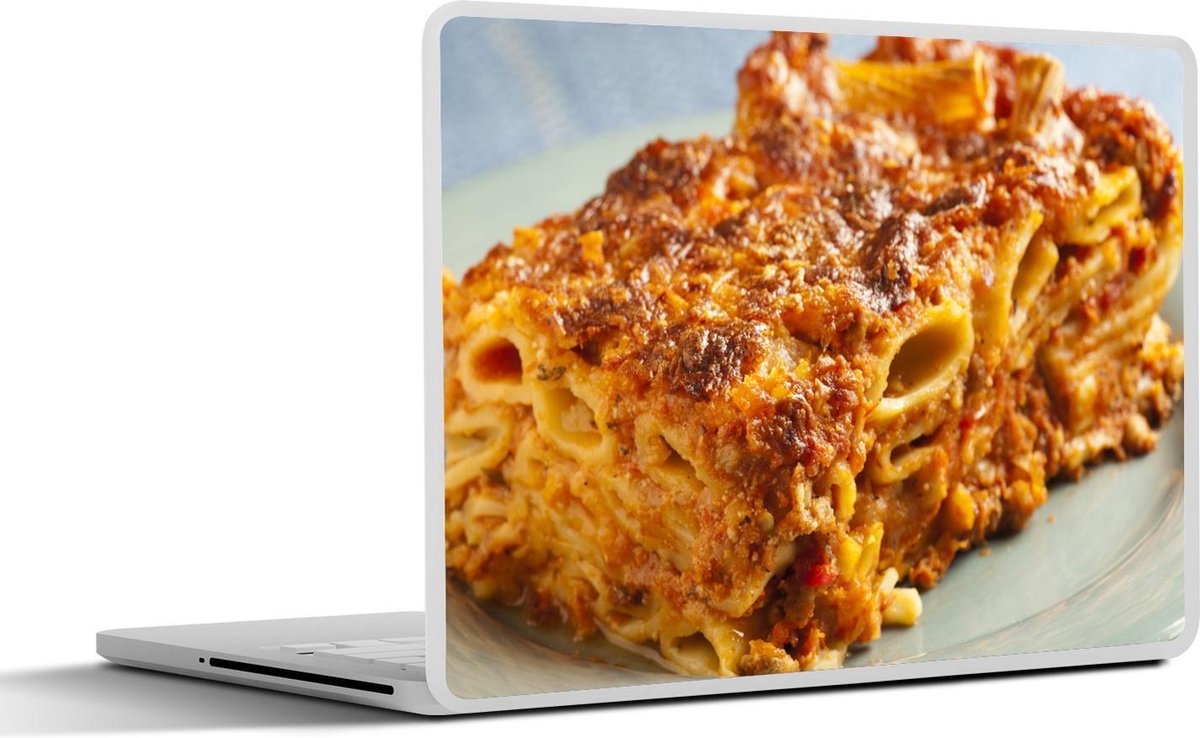 Afbeelding van product SleevesAndCases  Laptop sticker - 13.3 inch - Close-up lasagne