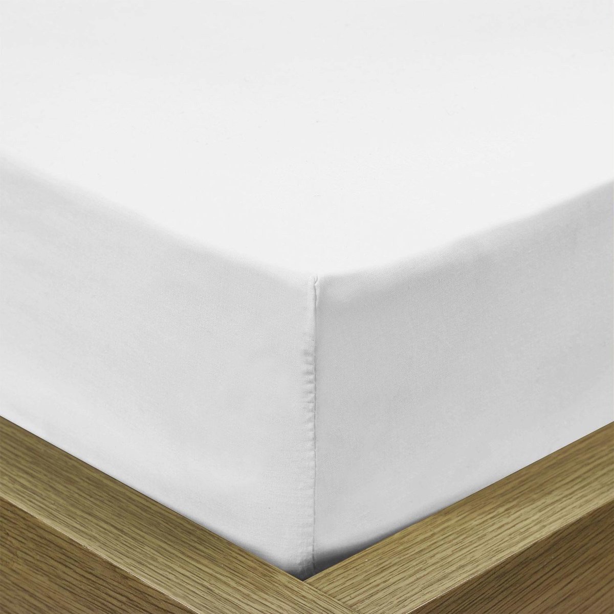 Beau Maison Hoeslaken Wit 160x200 + 35cm