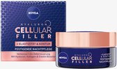 Nivea HYALURON CELLULAR FILLER +Elasticiteit en Kontur  Nacht Creme 50 ml