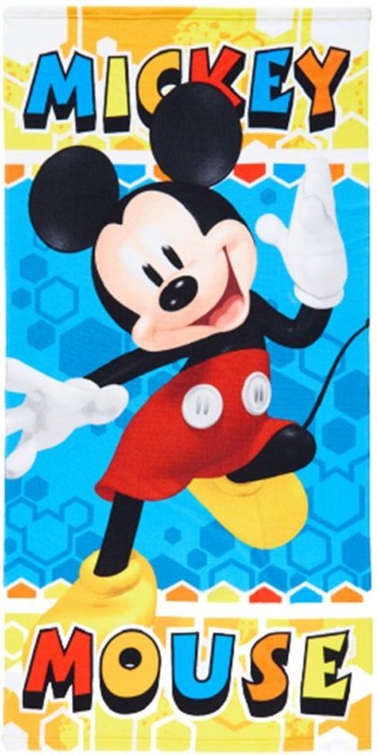 Mickey Mouse strandlaken - 140 x 70 cm. - Mickey handdoek