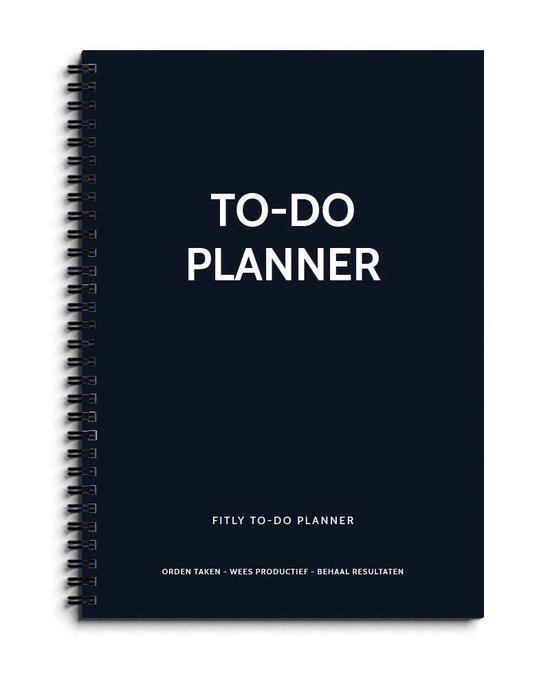 Planbooks - To Do Planner - Dagplanner - To Do Lijst - To Do List -  Notitieboek - A5 -... | bol.com