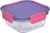 Built Ny Lunchbox Active 300 Ml 12,5 X 6 Cm Glas Paars/roze