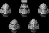 Liber Daemonica - Warhammer 40K - Imperial Fists Conversie Bits - Helmen (5)