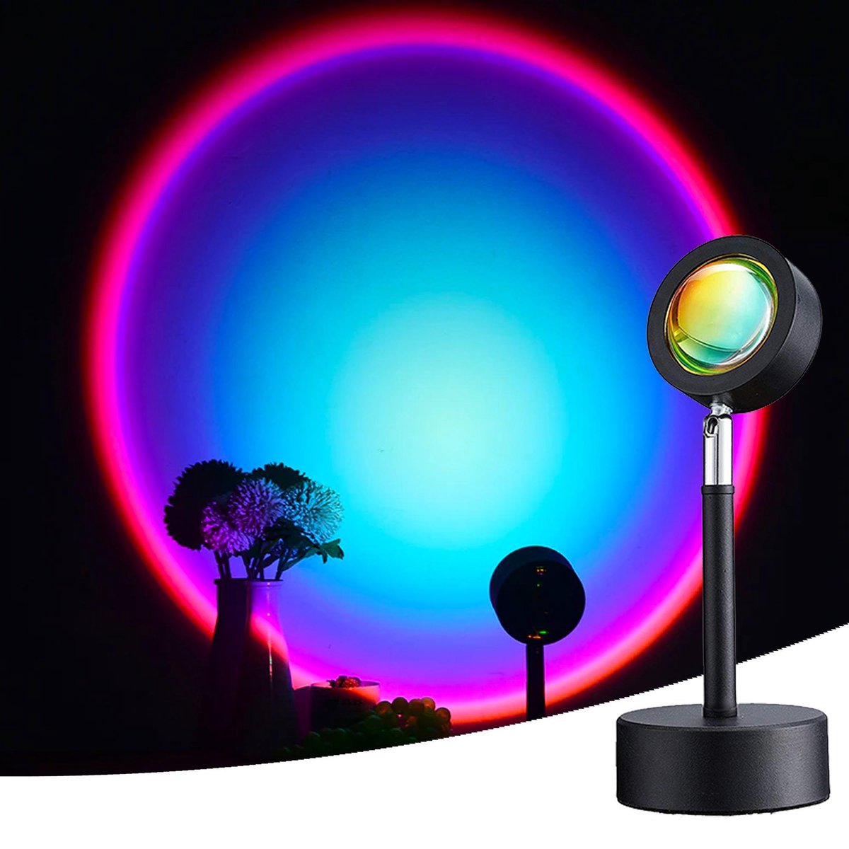 Sunset Lamp - Deep Blue - Sunset Projection Lamp - Tafellamp - Sunset