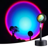 Sunset Lamp - Deep Blue - Sunset Projection Lamp - Tafellamp - Sunset Projector - Sfeerlamp - Led Lamp - Zonsondergang lamp