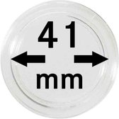 Lindner Hartberger muntcapsules Ø 41 mm (10x) voor penningen tokens capsules muntcapsule - Geschikt voor: Koala Kookaburra Kangaroo 1 OZ Zilver