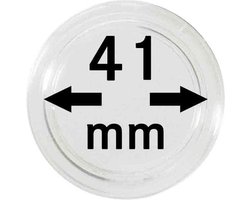 Lindner Hartberger muntcapsules Binnendiameter Ø 41 mm (10x) voor penningen tokens capsules muntcapsule - Geschikt voor: Koala Kookaburra Kangaroo 1 OZ Zilver