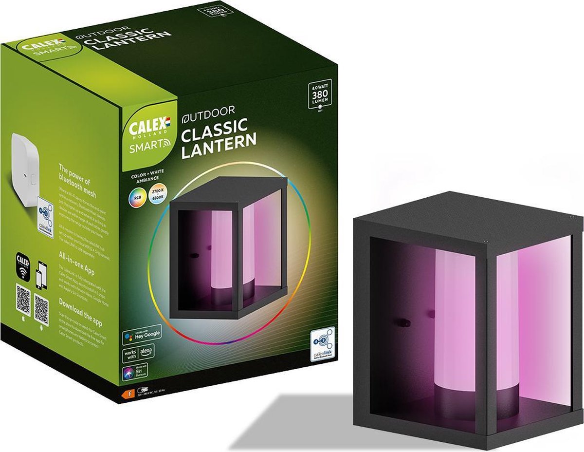 Calex Calex Applique Murale LED Sans Fil Up & Down Avec Capteur - 2700K -  Batterie