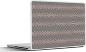 Autocollant pour ordinateur portable - 11,6 pouces - Motifs - Grijs - Rose - Luxe - 30x21cm - Autocollants pour ordinateur portable - Skin pour ordinateur portable - Couverture