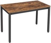 Segenn's comfortabel bureau - multifunctioneel - voor thuiskantoor - woonkamertafel - vintage - donkerbruin - 120 x 75 x 60 cm