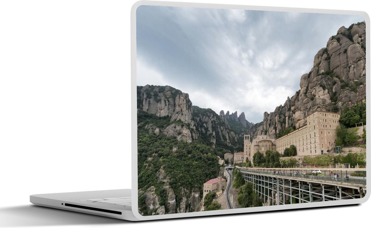 Afbeelding van product SleevesAndCases  Laptop sticker - 15.6 inch - Rotswanden en gebouwen bij