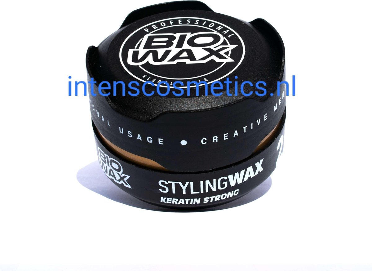 Bio Wax Keratin Styling Wax Extra Strong - Haarwax 150ml met gratis devanit handlotion 50 ml