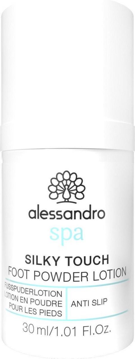 Alessandro Silky Touch Foot Powder Lotion - Voetpoederlotion Menthol & Ecalyptusolie - 30 ml