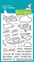 Plane and Simple Clear Stamps (LF1409)