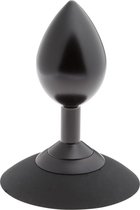 MALESATION Buttplug With silicone suction cup Large Zwart
