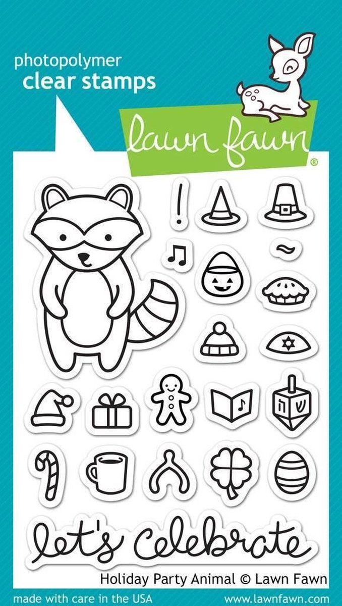 Holiday Party Animal Clear Stamps (LF934)