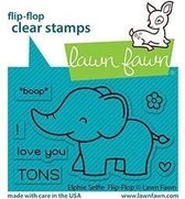 Elphie Selfie Flip-Flop Clear Stamps (LF2514)