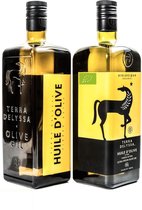Terra Delyssa - Biologische Olijfolie - Fles - Extra Vierge - Koudgeperst - 1L