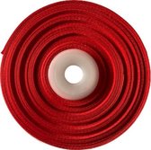 Biaisband rood - satijn 20 mm - rol van 20 meter