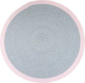 Nattiot - Brenda Rond Vloerkleed Voor Kinderkamer - Pink - Tapijt ∅ 120 cm