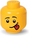 Boîte de rangement LEGO Iconic Head Silly - Ø16 cm - 18,5 cm de hauteur