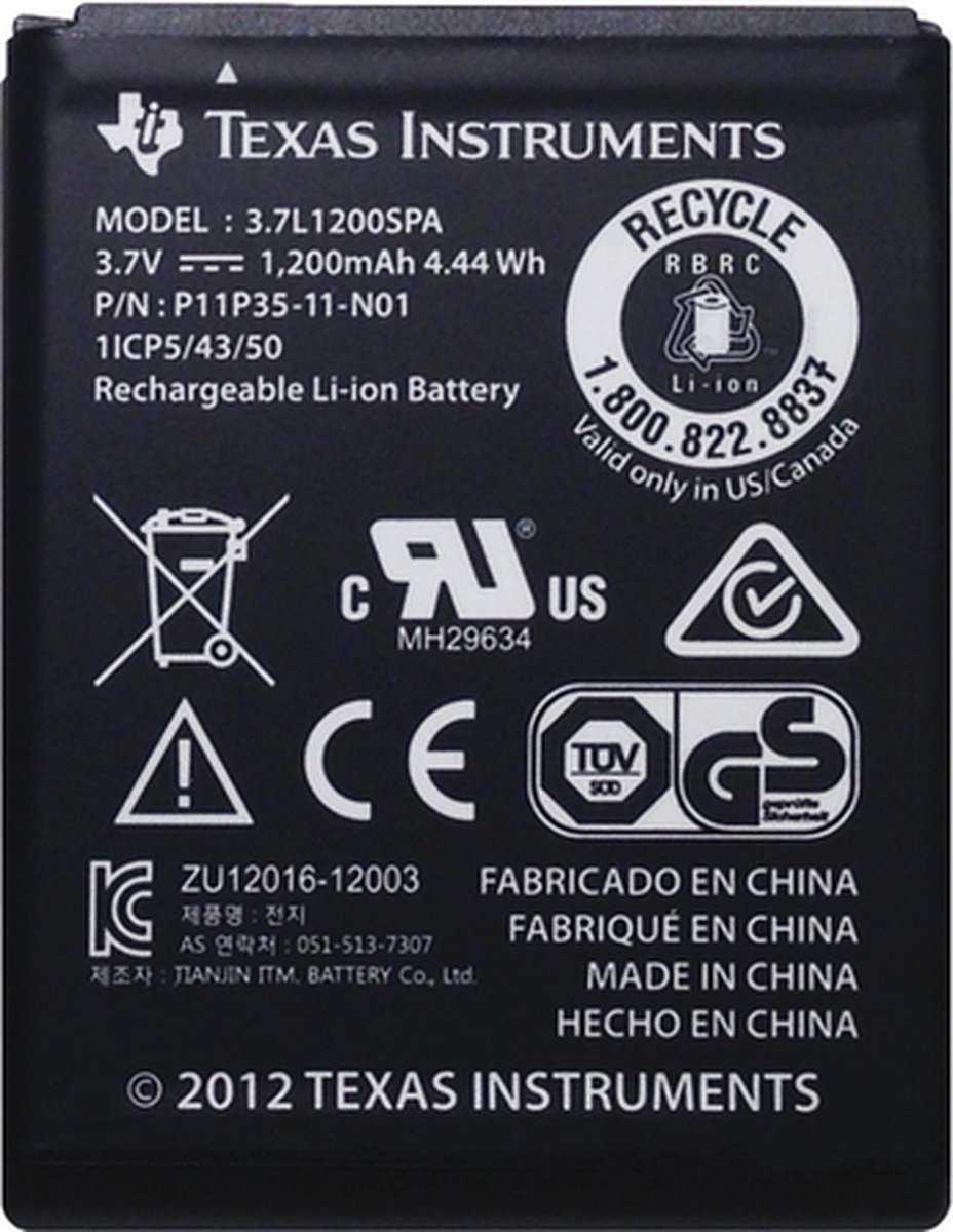 TI Rechargeable Battery - without wire
