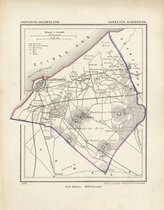 Historische kaart, plattegrond van gemeente Harderwijk in Gelderland uit 1867 door Kuyper van Kaartcadeau.com