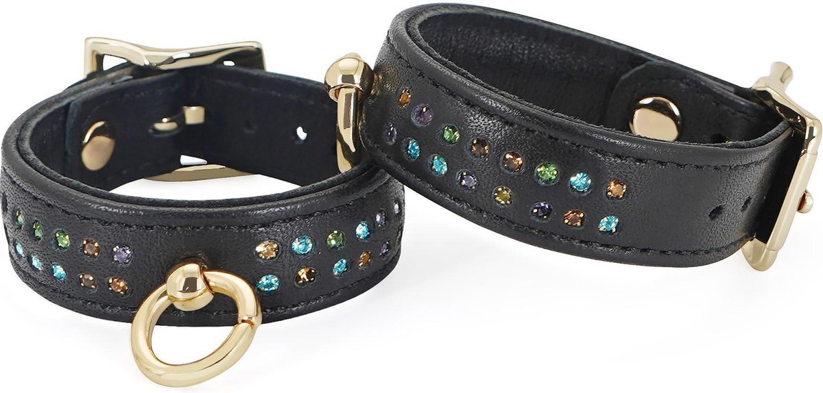 Liebe Seele - Shining Girl - Lederen Polsboeien Met Strass - Exclusief En Luxe Ontwerp