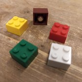Magneten Bricks - sterke koelkastmagneetjes - leuk voor op magneetbord
