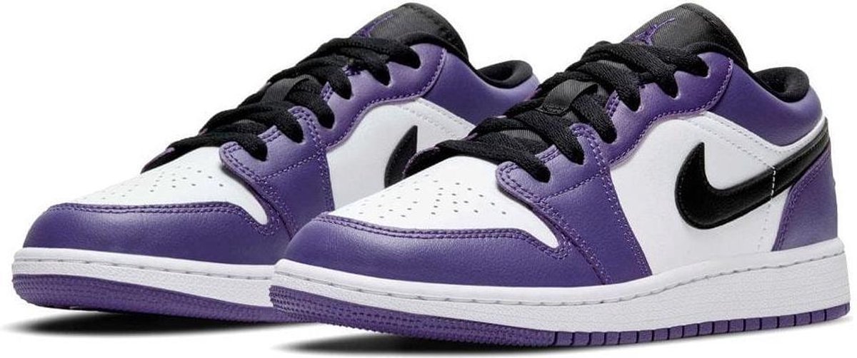 Nike Air Jordan 1 Low (GS), Court Purple/Black-White, 553560 500, EUR 38.5  | bol
