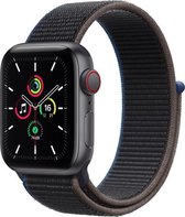 APPLE Watch SE GPS + Cellular 40mm Space Gray Aluminium Case with Charcoal Sport Loop met grote korting