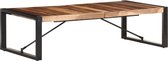 Salontafel 140x70x40 cm massief hout met sheesham-afwerking